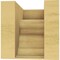 Ekena Millwork 6"W x 6"D x 6"H Wide Highland Rough Cedar Woodgrain TimberThane Corbel, Primed Tan CORUR06X06X06HLDRCPR - alternate 6